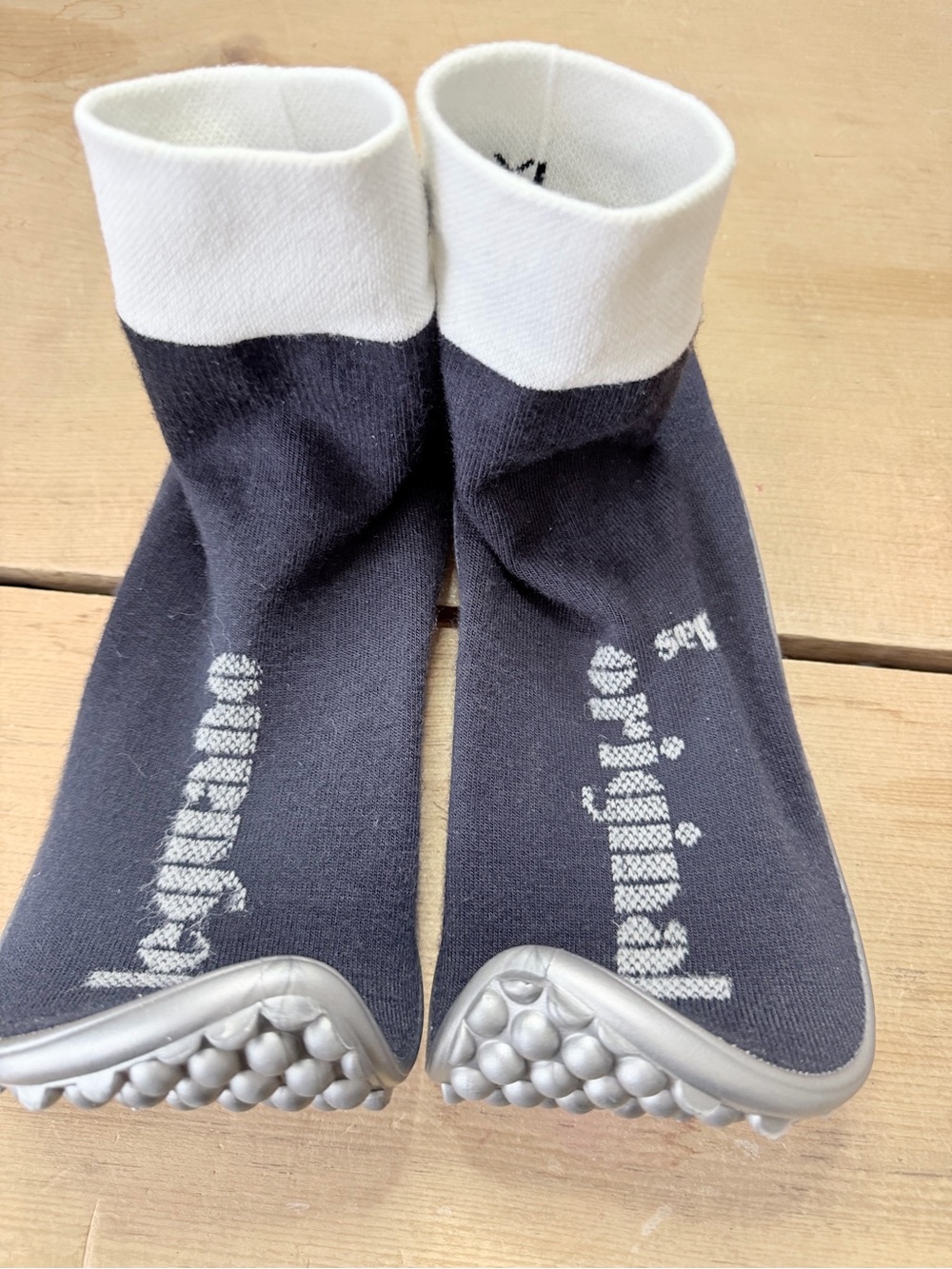 Leguano Original Navy Grip Sock Booties